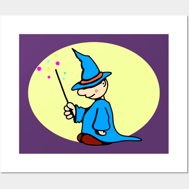 Little Wizard Wall Art by schlag.art